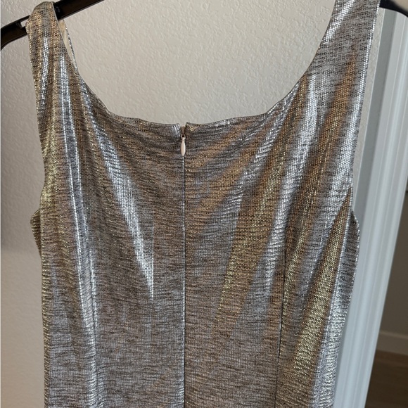 Shimmery Silver Formal Gown - Picture 7 of 7